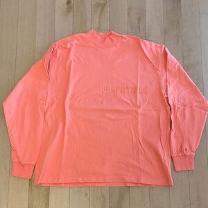 Essentials Men's Coral Long Sleeve Tee